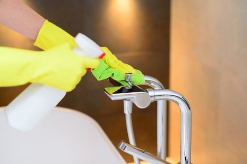 Accessible Home Cleaners London webpage on a desktop screen