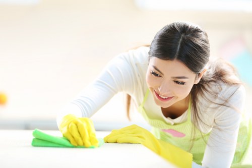 Local cleaners preparing a London property for tenancy changeover