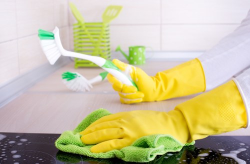 Post-build cleaning service for a London commercial property
