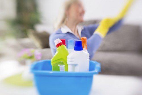 Fresh and organised London home after professional cleaning