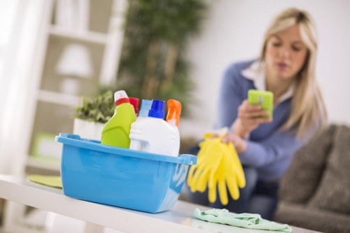 Deep cleaning service for a London residential property